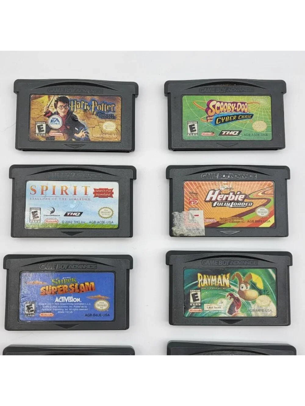 GBA Cartridge Games Lot Game Boy Advance Untested 11 Game Collection